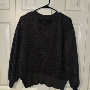 Zara Heather Gray Knit Top